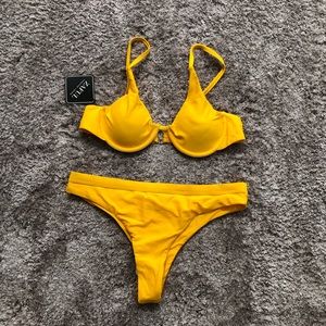 Zaful yellow bikini